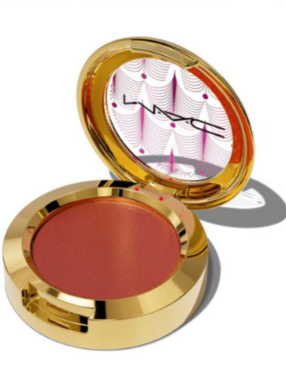 MAC Cosmetics Skinfinish Metallic Cream Blush - Coveted Coral